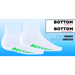 SneakFreaxx Chaussettes Socken Neon Bottom Vert